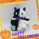 小悪魔たれうさぎ🎃😈  あみぐるみ