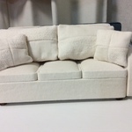 ミニチュア家具(ソファー白)大