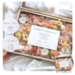 【置くだけタイプ】ゲスト参加型　結婚式証明書50名分✴︎petit garden