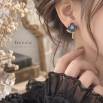 ブルーフルール𓅯ピアス/イヤリング𓂃܀𑁍 