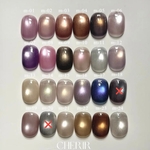 109＊【pink×brown】ニュアンスネイルチップ