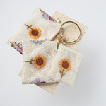 3sizeカラビナセット D8.5cm　ポーチ　インド刺繍リボン