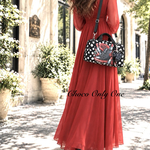 🌹1点物🌹モノトーンダルメシアン柄におしゃれ過ぎる👟🌹💄個性的なコンパクト2wayバッグ👜【984】