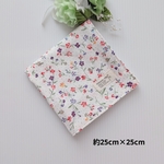 🆕＊新作＊大人 可愛い ガーゼハンカチ  ４重ガーゼ   約25cm×25cm   小花柄              