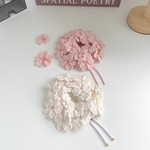 桜のシュシュ🌸ふんわり咲く春のお花ヘアアクセサリー