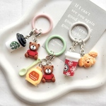 【送料無料】ハンドメイド めじるしアクセサリー 3個セット くま アンブレラマーカー めじるしチャーム