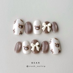 ネイルチップ🐻‍くま