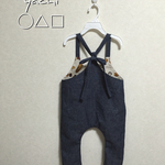 ★綿麻★denim調 長く着れる新サロペット☆ 