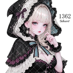 《 No.1362 》Sakuraꕤ オリジナル人物ステッカー シール ステッカー