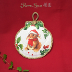 クリスマス☆シェルデコパージュ M　クリスマスラビット