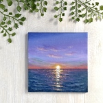 プチキャンバス絵画シリーズ♡アクリル画《原画》 ✴︎ Sunset Path ✴︎