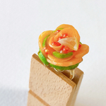 【リング】永遠の組み合わせ　華やか　サーモン&アボカド&イクラ　指輪