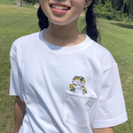 【大きなパッチリ瞳のレオパ半袖Tシャツ《Mサイズ》】（爬虫類）　