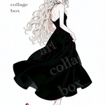 a108  art collage box 人物ステッカー