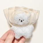 餃子ビション 犬のぬいぐるみ ビションフリーゼ ぬい活 中華 食べ物 人形 stuffed animal 