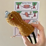 ごきげんピーナッツ🥜キーホルダー｜ポストカード付き