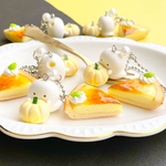 【送料込】パンプキンクレームブリュレタルトとおばけマシュマロのボールチェーン