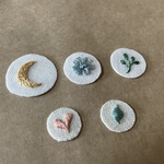 おまかせセット　刺繍シール5枚