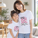 ★期間限定 値下げ★【名入れ & イニシャル】ミケネコ柄プリントTシャツ|親子コーデ|お揃い|アルフレンズ I'm TEE