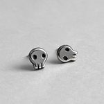 ドクロ　ピアス　シルバー925