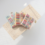 3色セット　6cmファスナー×6cm  インド刺繍リボン