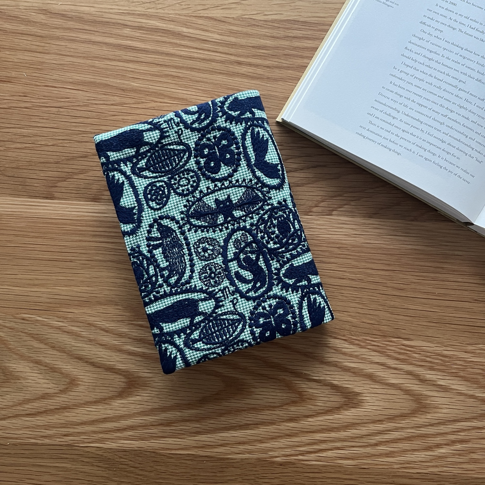 mina perhonen forest tile ブックカバー 文庫本 A6 ミナペルホネン の