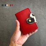 ◆7色◆ハラコハート本革キーケース・カード入れスマートキー・カードキー・刻印無料