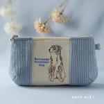 バーニーズマウンテンドッグ刺繍ポーチ