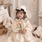 ぽわん袖 ワンピース 《80 90 100 110 120》 《受注生産》フォーマル 結婚式 入園 入学 七五三 きなり ハロウィン お揃いコーデ handmade_hasu