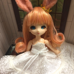 オビツ11用 うさ耳セット（ピンク）