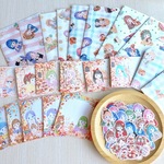 【数量限定】秋の森のお茶会♡紙ものたっぷりセット/平紙袋/フレークシール