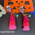 メキシコ　死者の日　カラベラの貴婦人💀🌹(レッド)