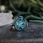 アバロンシェルの薔薇リング