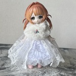 ボアケープ  ロイヤルラビットボア  1/6ドール用、ミディブライス用