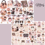 《パステルハロウィン2026》　コラージュシートセット🎃コラージュ素材 Mireiオリジナル　ガーリー　フレンチガーリー　手帳デコ