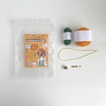 金木犀シュシュの手編みキット🧶YouTube編み方動画付き｜お花のシュシュ