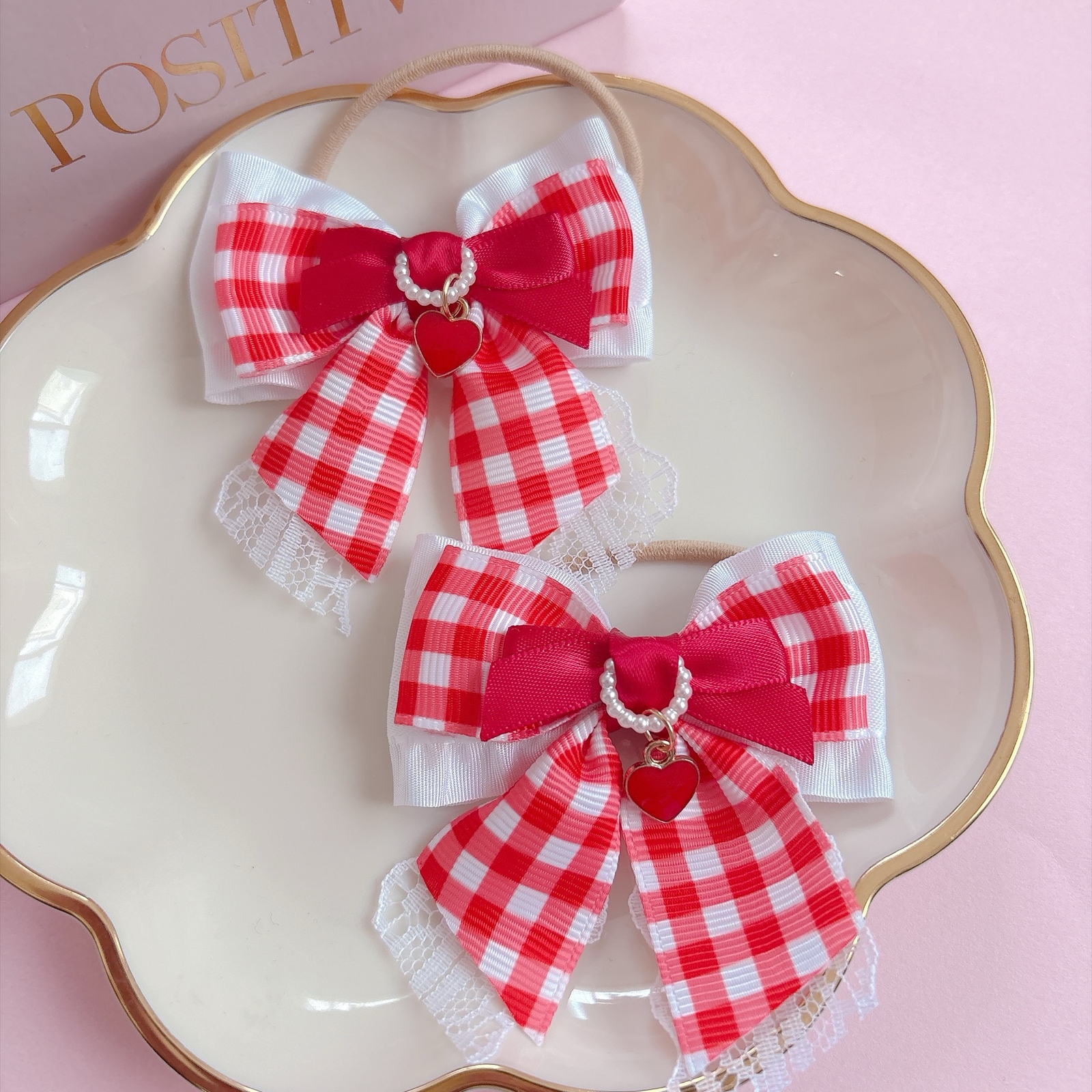 キャンディ♡ チュールリボン ツイン♡ ハンドメイド リボン ヘアゴム