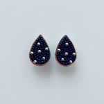 pierce／earring  shizuku large  black  dot