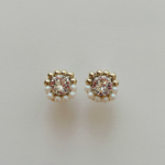 「crystal」　 gold3㎜×perl3㎜