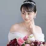 ◇送料無料◇ティアラ＆ネックレス＆ピアスorイヤリング◇シルバーフラワー　ナチュラル　ウェディング　ブライダル　110425101