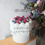 【特典付き】編み図￤いちごケーキのトイペカバー