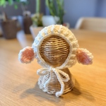 🐑ひつじさん 垂れ耳　ニット帽　2027干支🐑