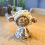 🐑ぽこぽこひつじさん 垂れ耳　ニット帽　2027干支🐑