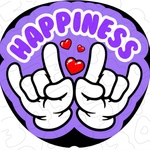 HAPPINESS🤘🤘 ファンサうちわ うちわ文字
