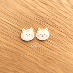三毛猫のピアス・イヤリング