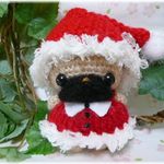 ✿あみぐるみ✿サンタ🎅パグちゃん♪