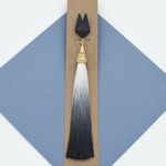折り紙 狐面(きつねめん) 片耳ピアス・イヤリング【銀狐】