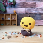 今年のかぼちゃ星人ぬいぐるみ（黄色りぼん）