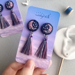 pink moon [pierce, earring]