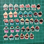 【在庫限り】フレークシール75(カップケーキ/マフィン)